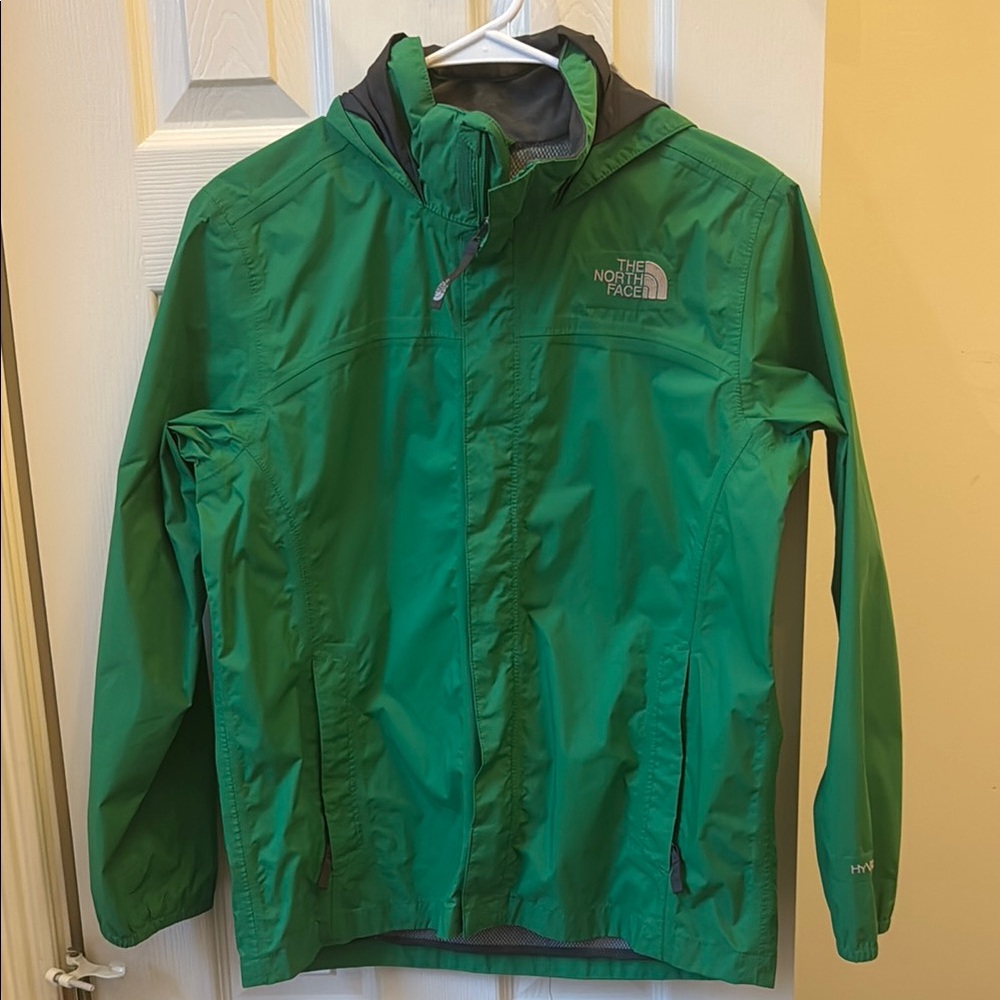 THE NORTH FACE~EUC~Size L 14-16~Boy’s Green Antora Hyvent Rain Jacket